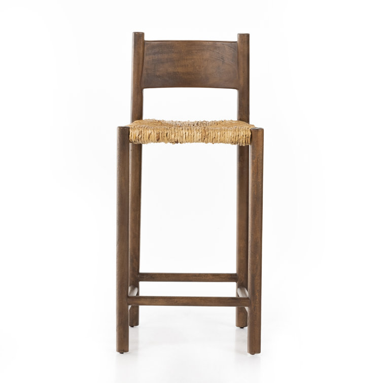 Fortunata solid wood bar stool birch lane heritage sale